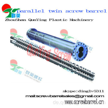 China Zhoushan Professional Hersteller von Extruder Parallel-Twin Double Screw Barrel mit guter Qualität